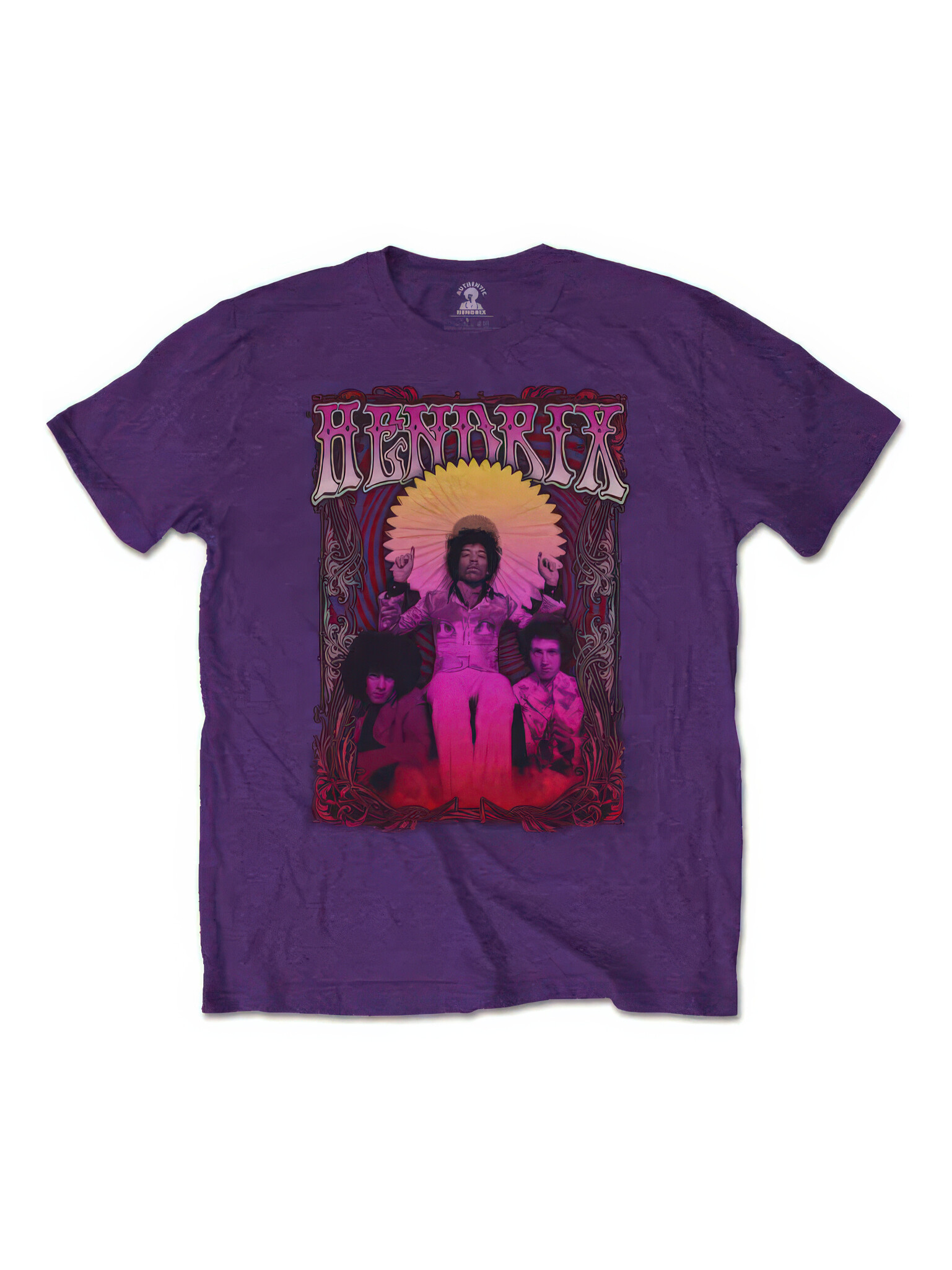Jimi Hendrix - Karl Ferris Wheel Purple Tee-1