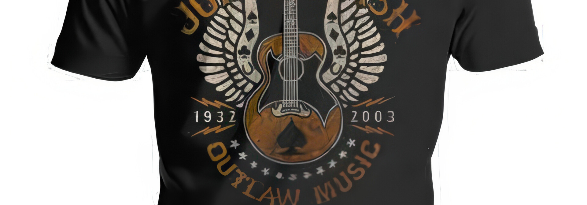 Johnny Cash - Outlaw Black Tee