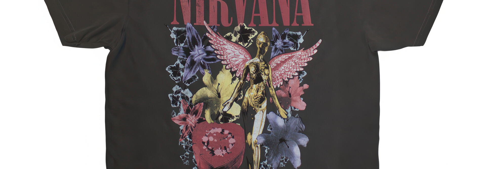 Nirvana - In Utero Vintage Collage Black Tee