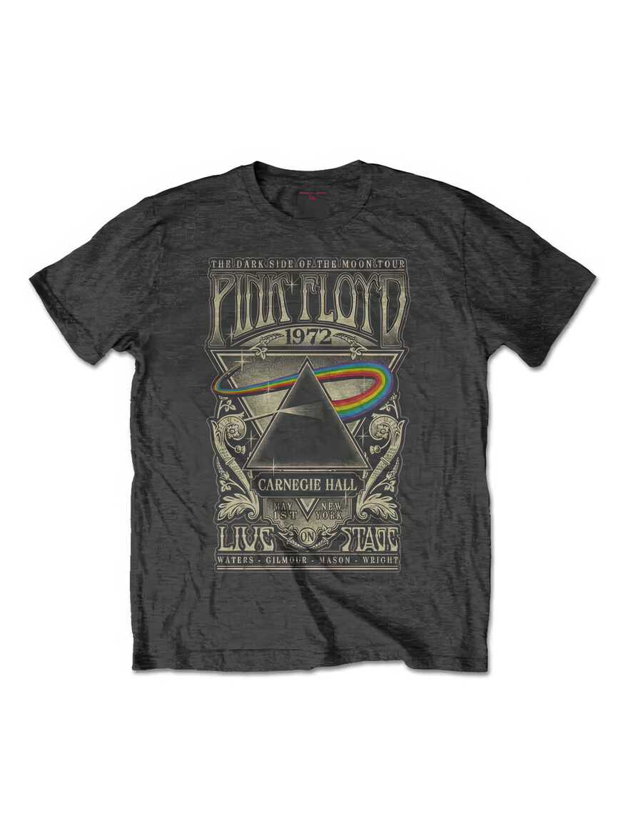 Pink Floyd - Carnegie Hall Poster Grey Tee
