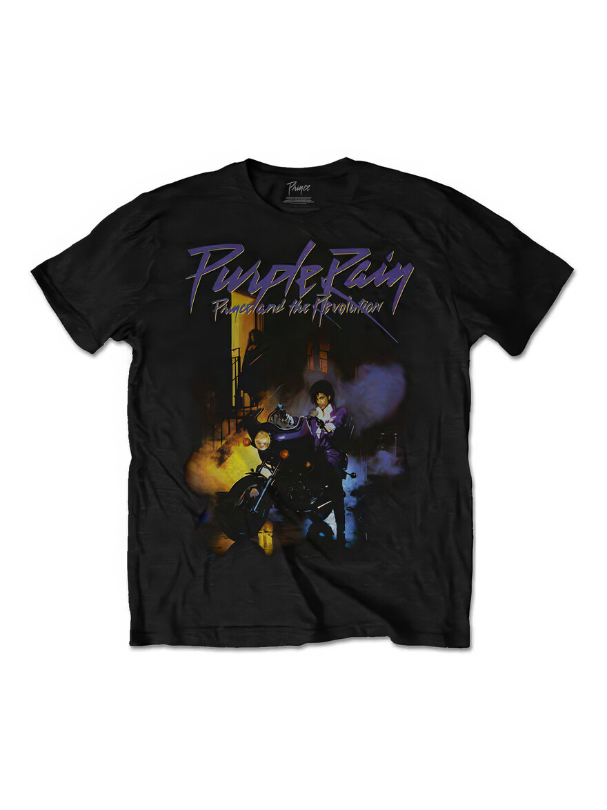 Prince - Purple Rain Black Tee