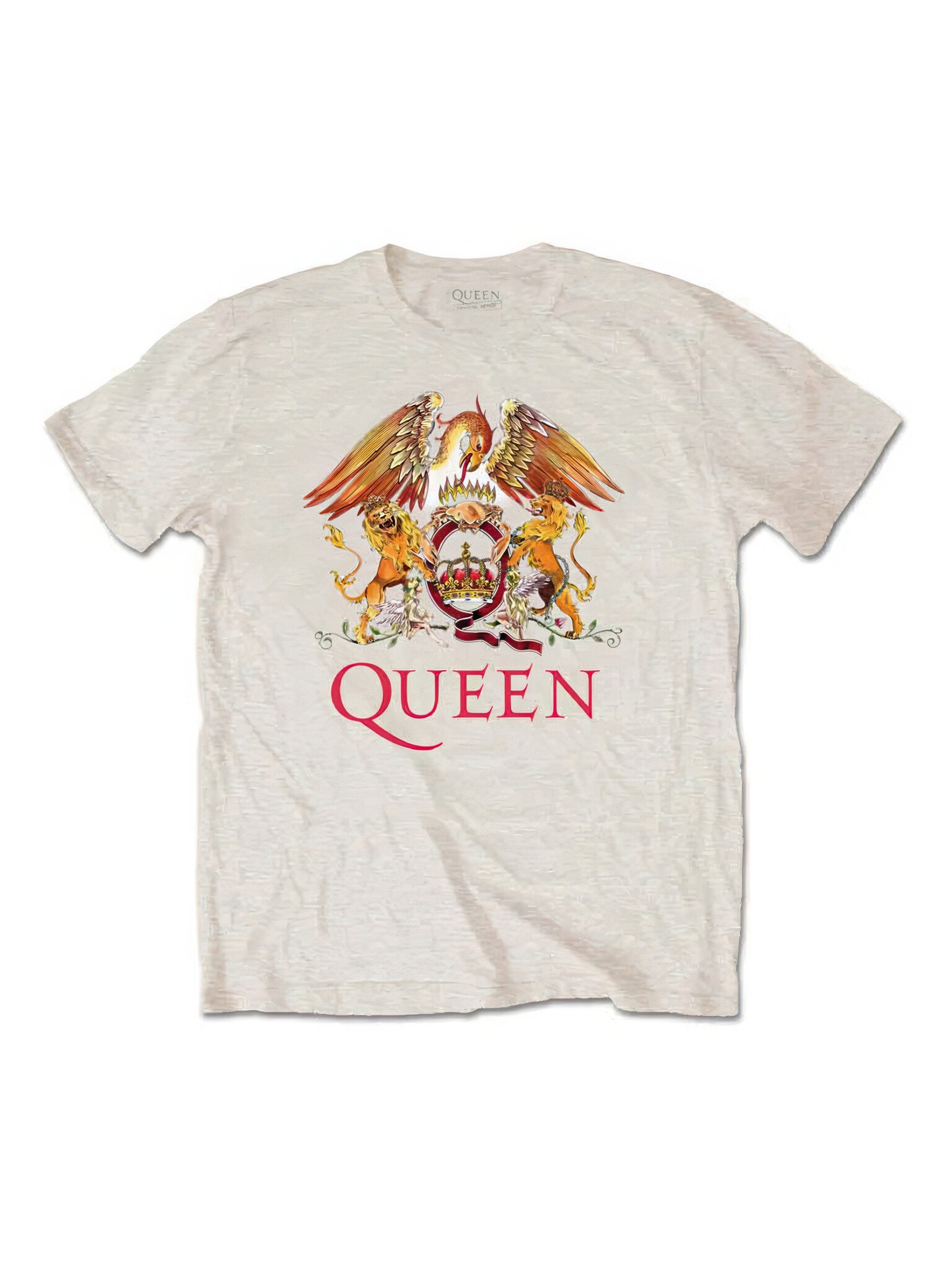 Queen - Classic Crest Sand Tee-1