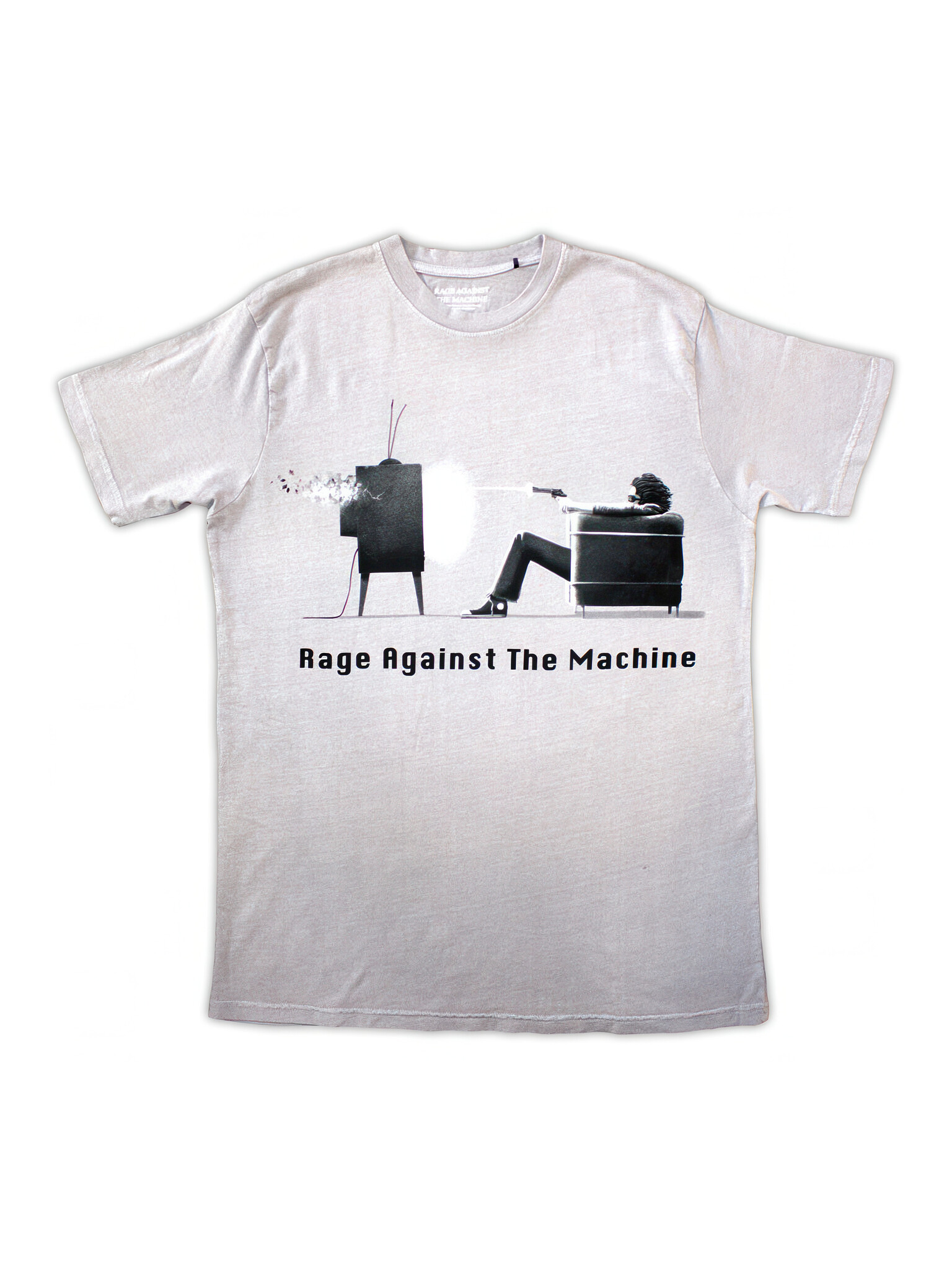 Rage Against The Machine - Won't Do Light Grey Tee-1