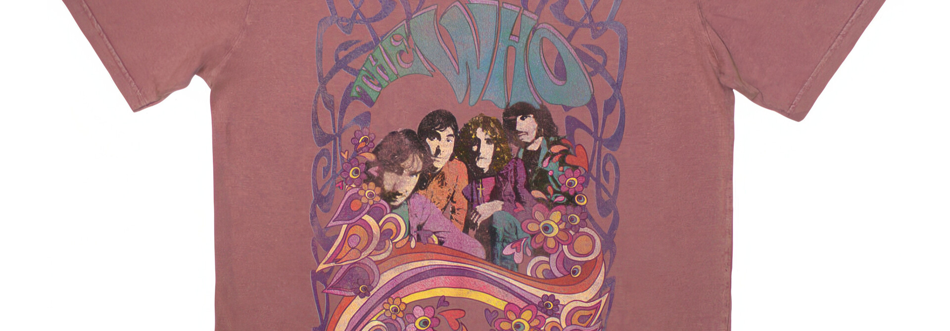 The Who - Psych Floral Kashmir Red Tee