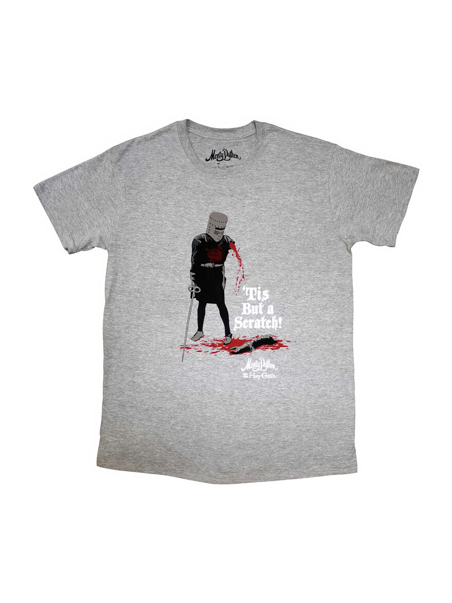 Monty Python - 'Tis But A Scratch Grey Tee