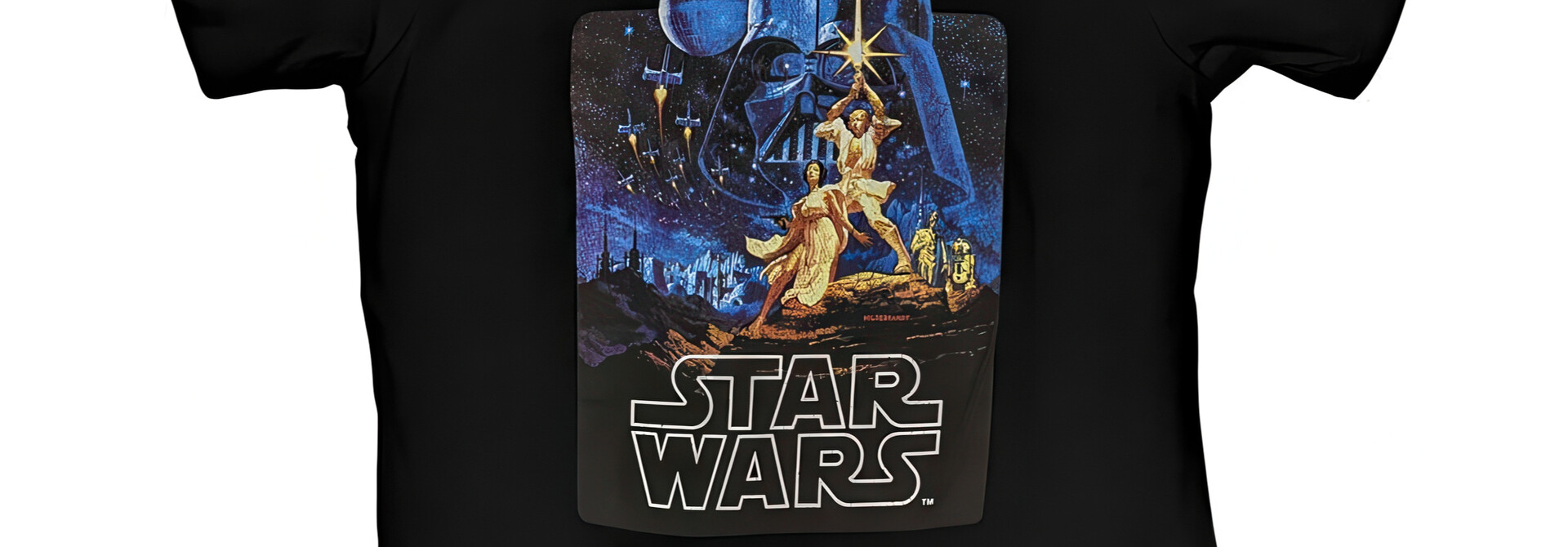 Star Wars - A New Hope Poster Black Tee