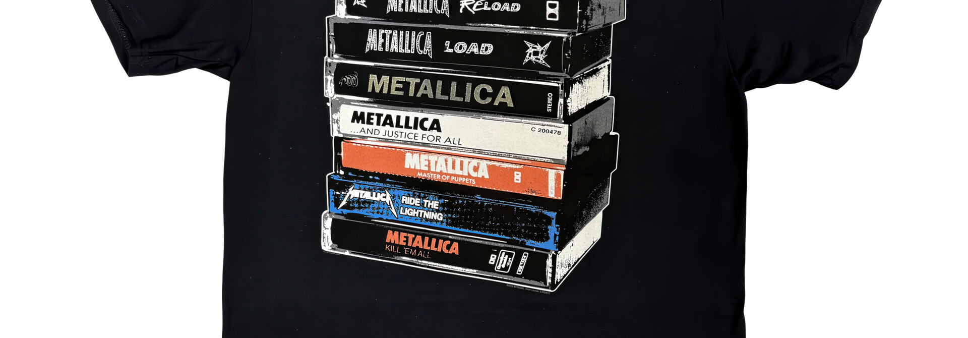 Metallica - Cassette Black Tee