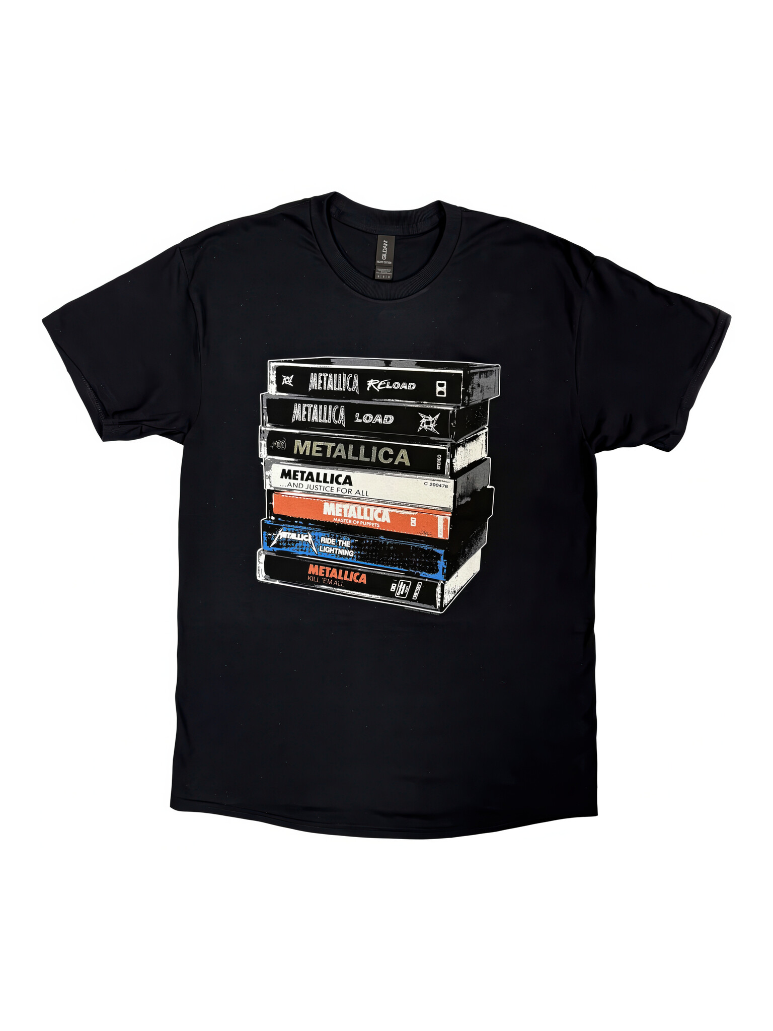 Metallica - Cassette Black Tee-1