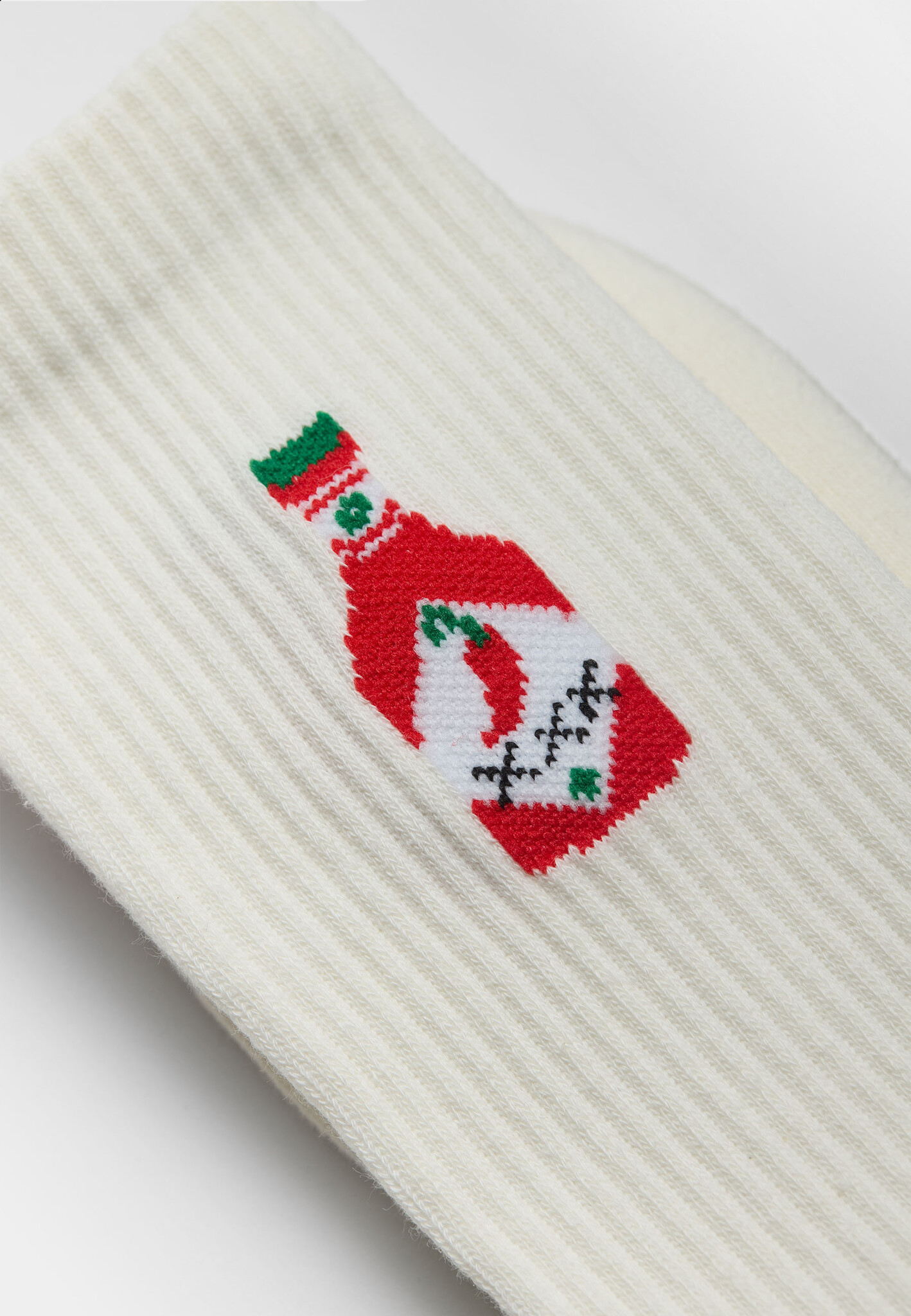 ♣ Jaquard Crew Hot Sauce Socks-2