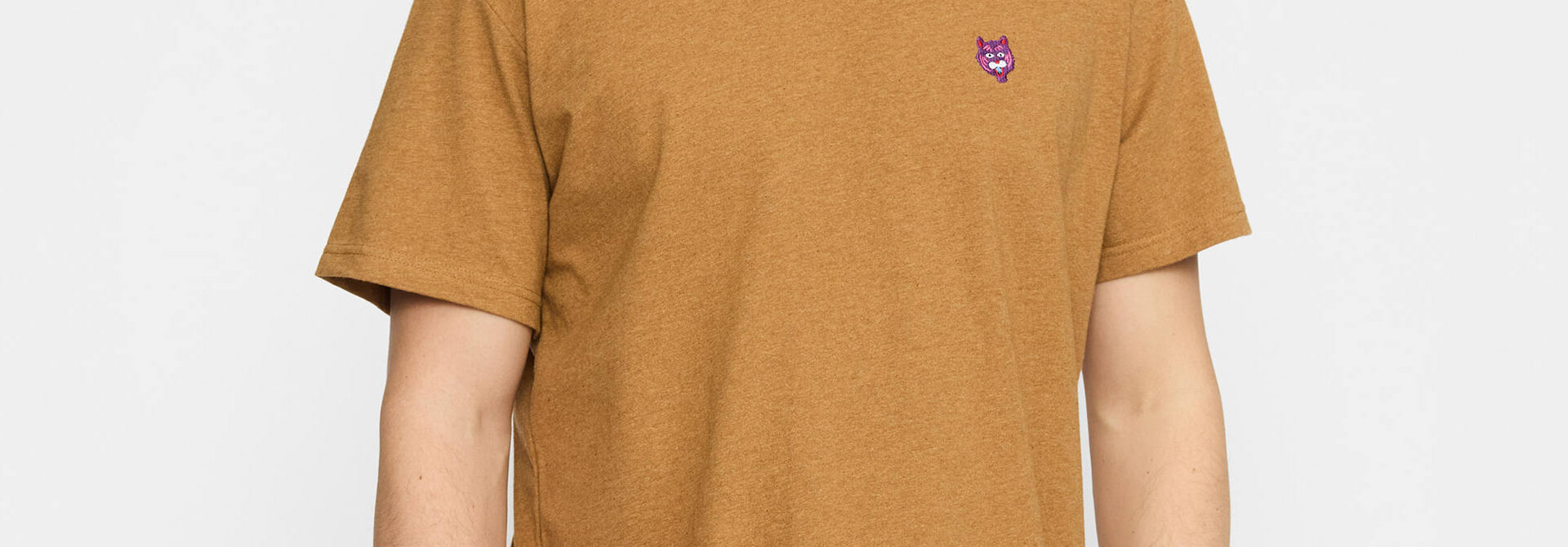 ♣ Lightbrown Derpy Tiger Tee