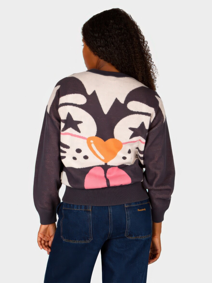 ♣ Tilda Lovin' Creepy Cat Knit
