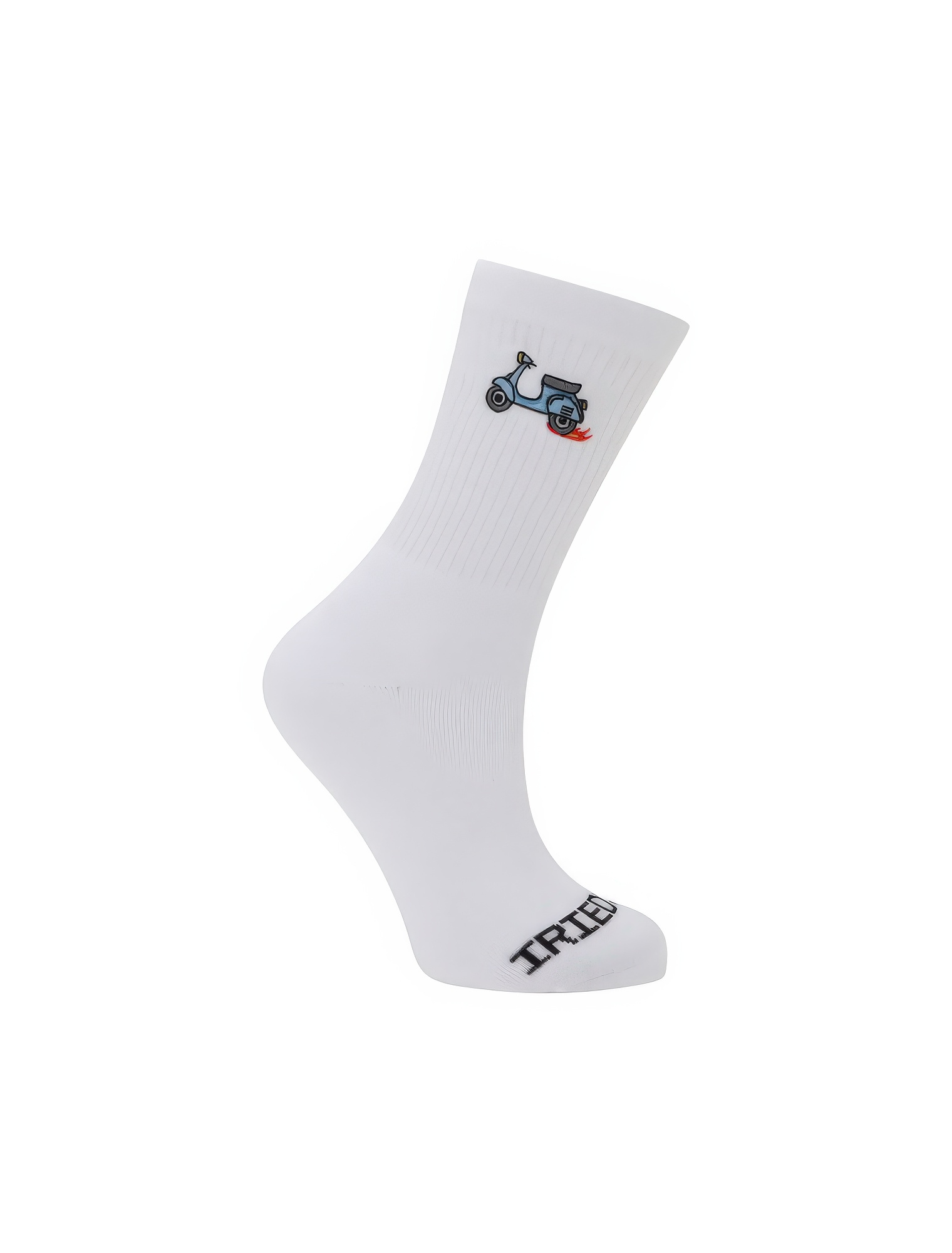 ♣ White Scooter Sport Socks-2