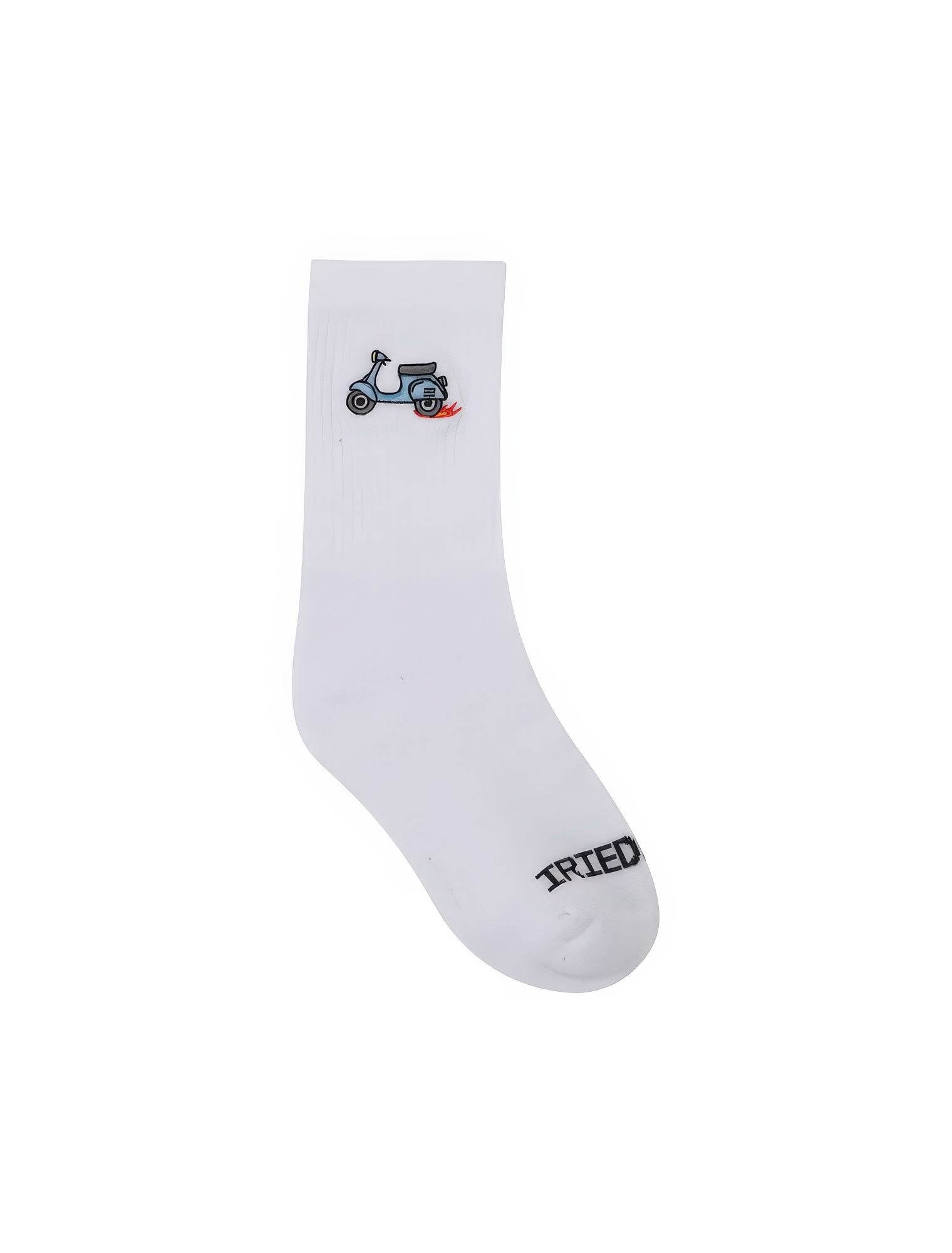 ♣ White Scooter Sport Socks-1