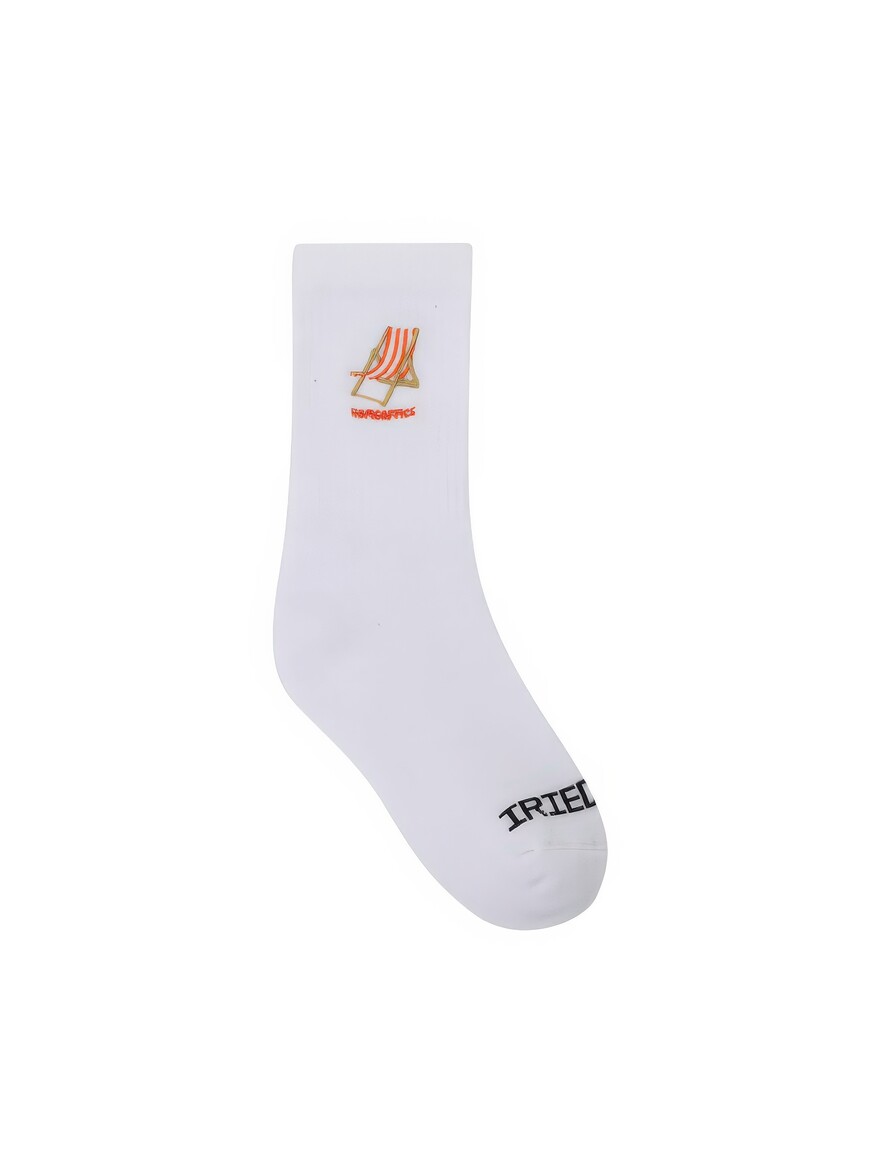 ♣ White Homeoffice Sport Socks