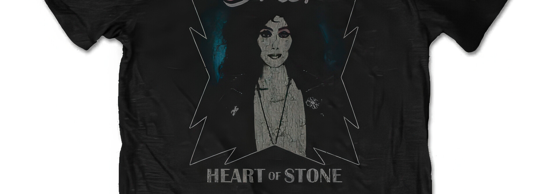 Cher - Heart of Stone Black Tee