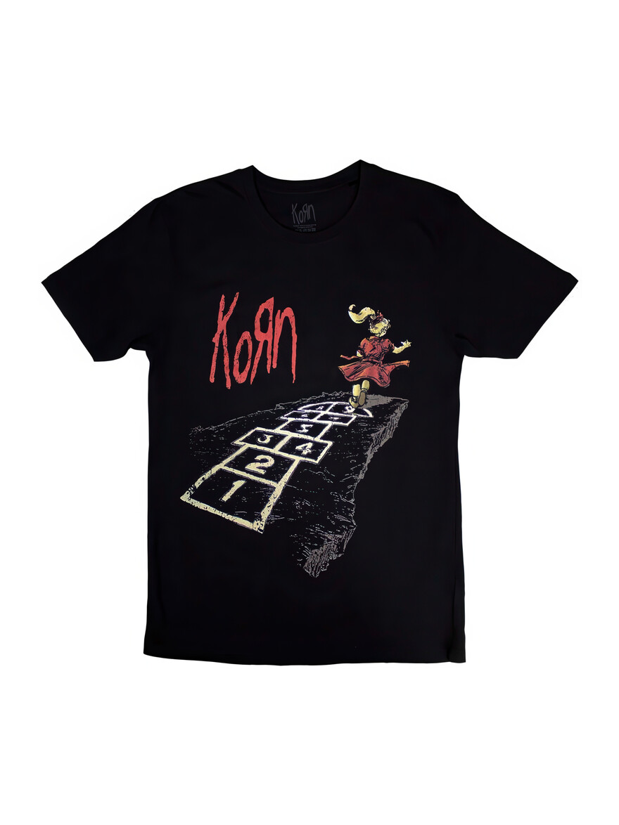 Korn - Follow The Leader Hopscotch Black Tee