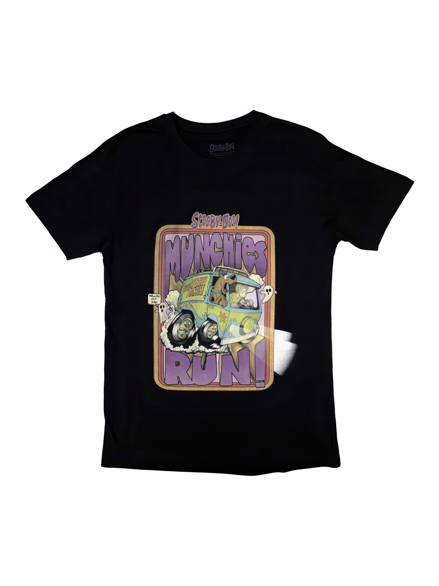Scooby Doo - Munchies Run Black Tee