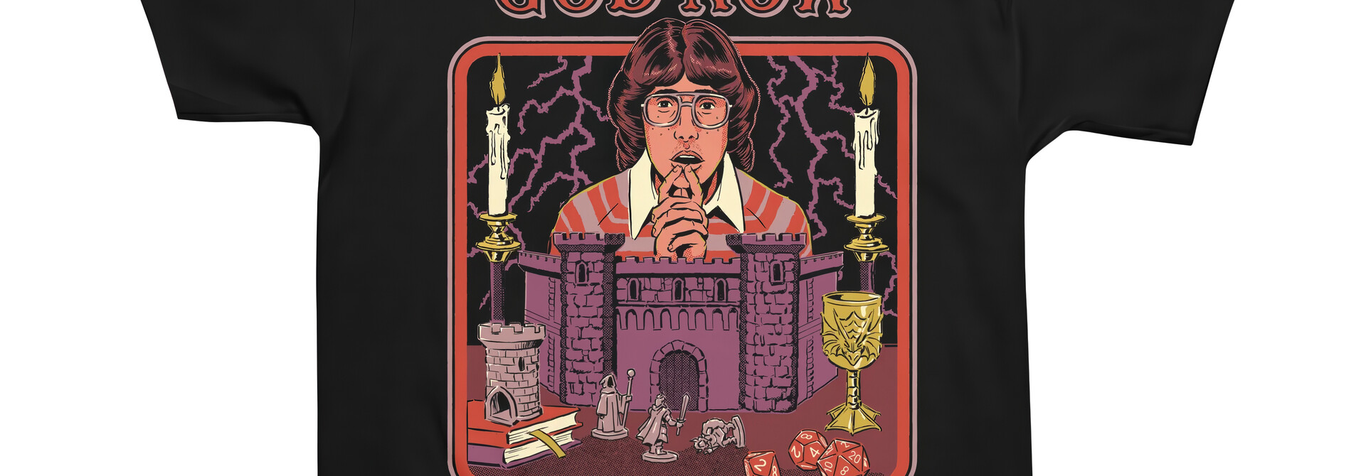 Black I Am Your God Now Tee