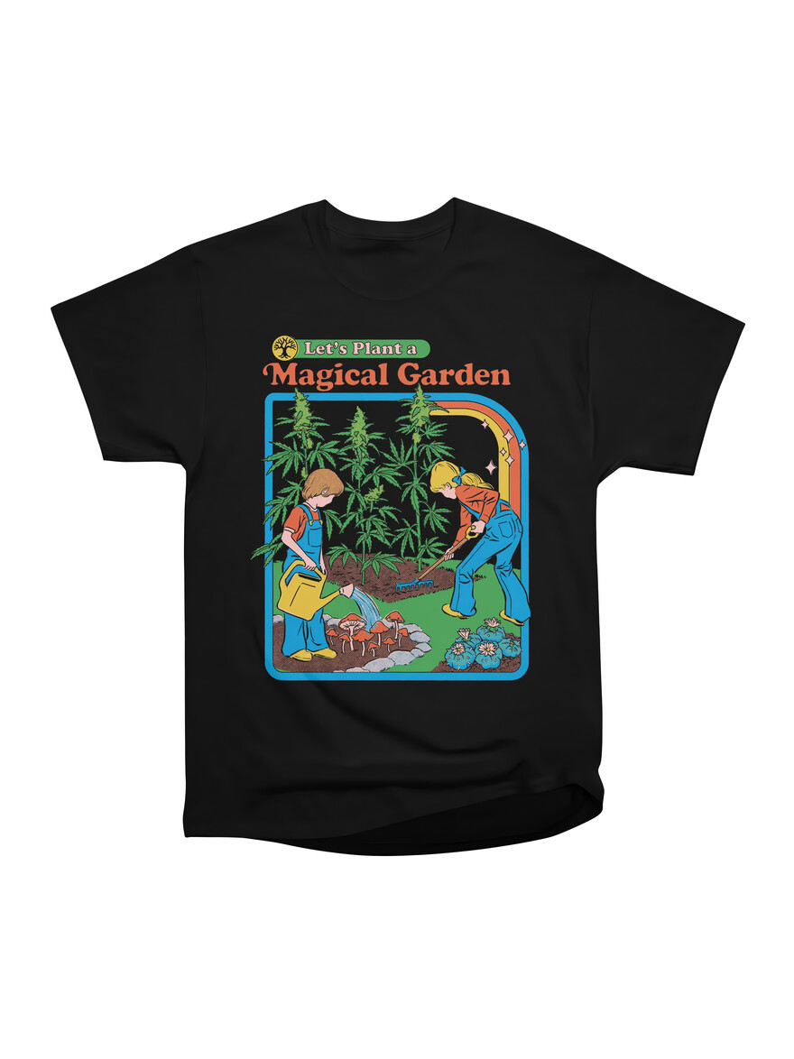 Black Magical Garden Tee