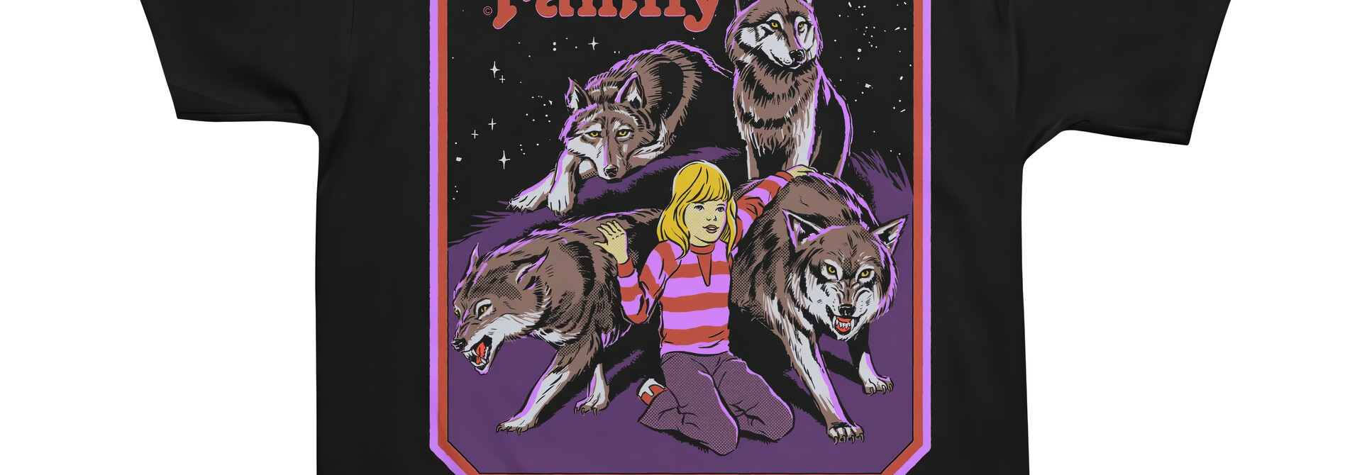 Black My New Family Tee