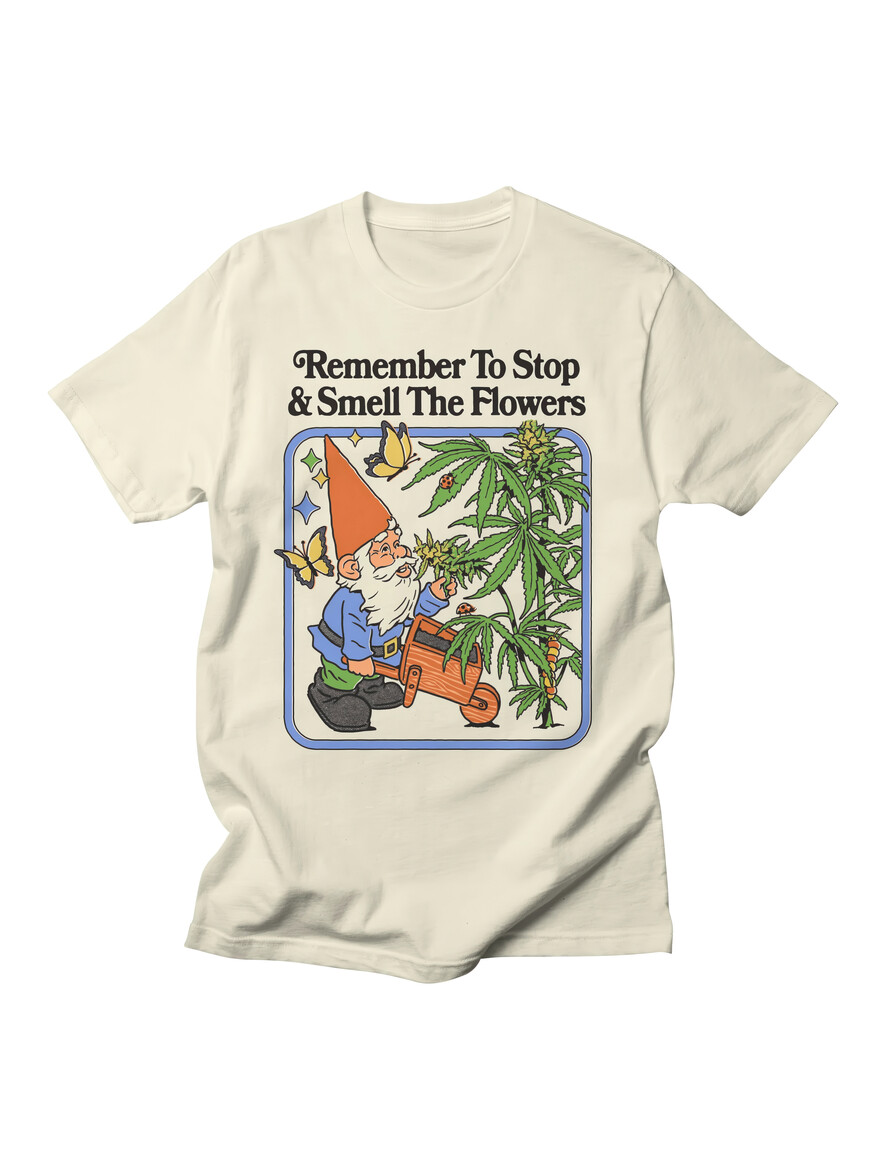 Sand Smell The Flowers Tee