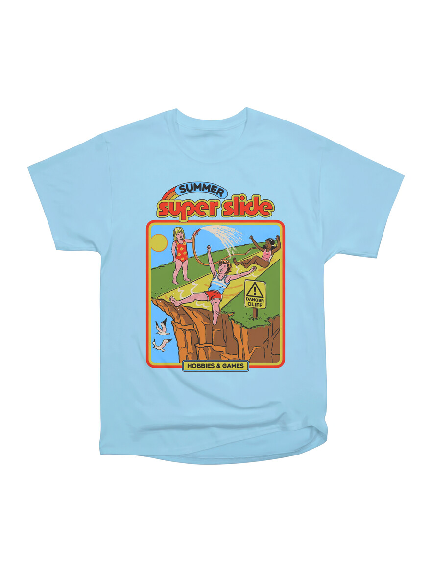 Lightblue Summer Super Slide Tee