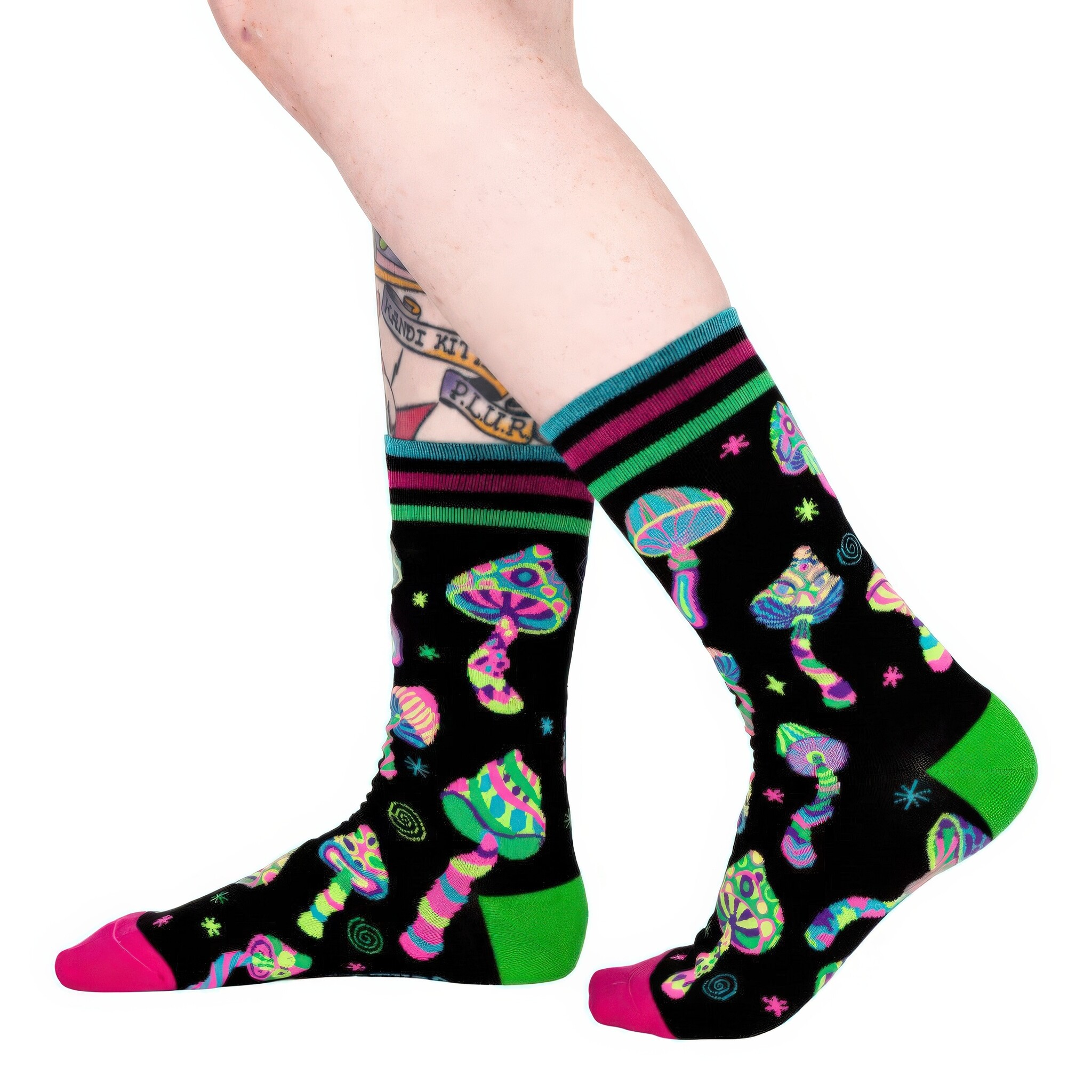 Funky Fungi UV Reactive Socks-5