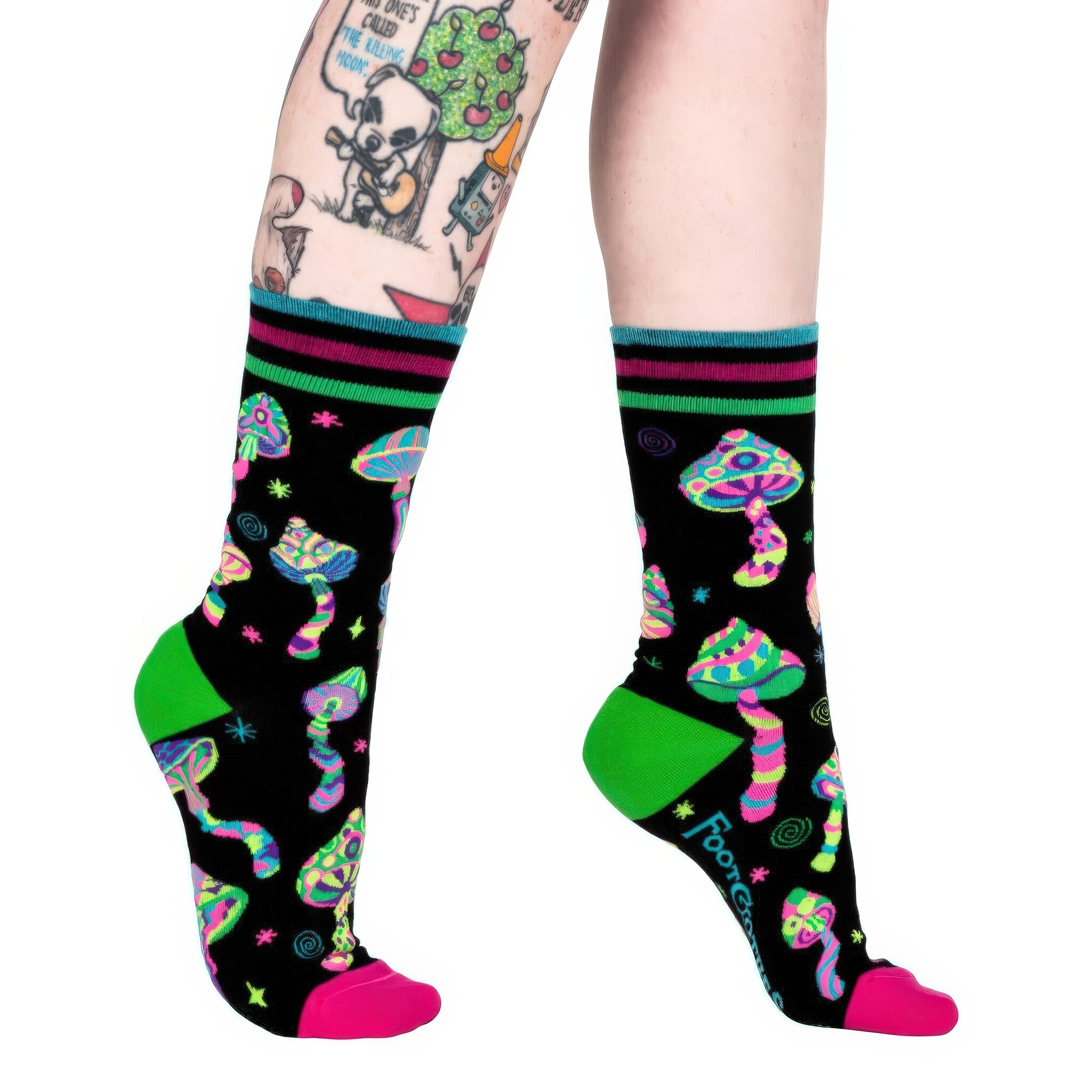 Funky Fungi UV Reactive Socks-4