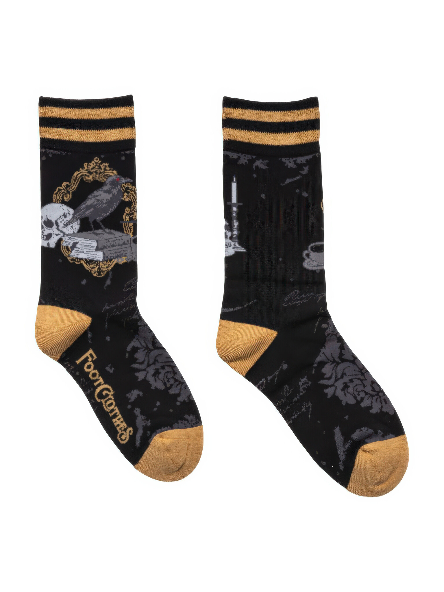 Raven's Grimoire Socks-1