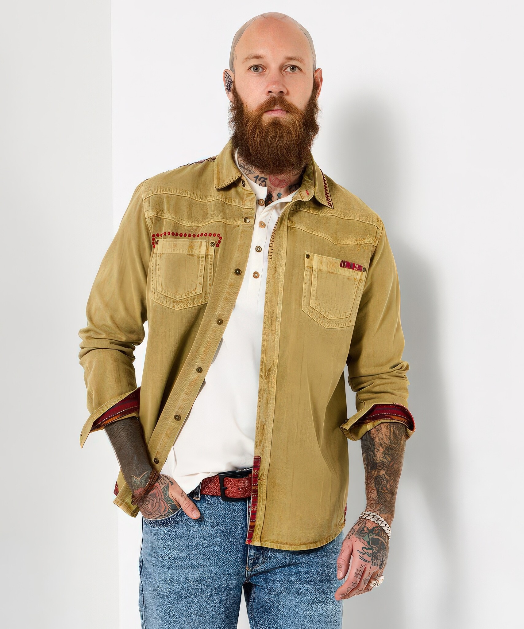 Ornate Outlaw Western Shirt-4