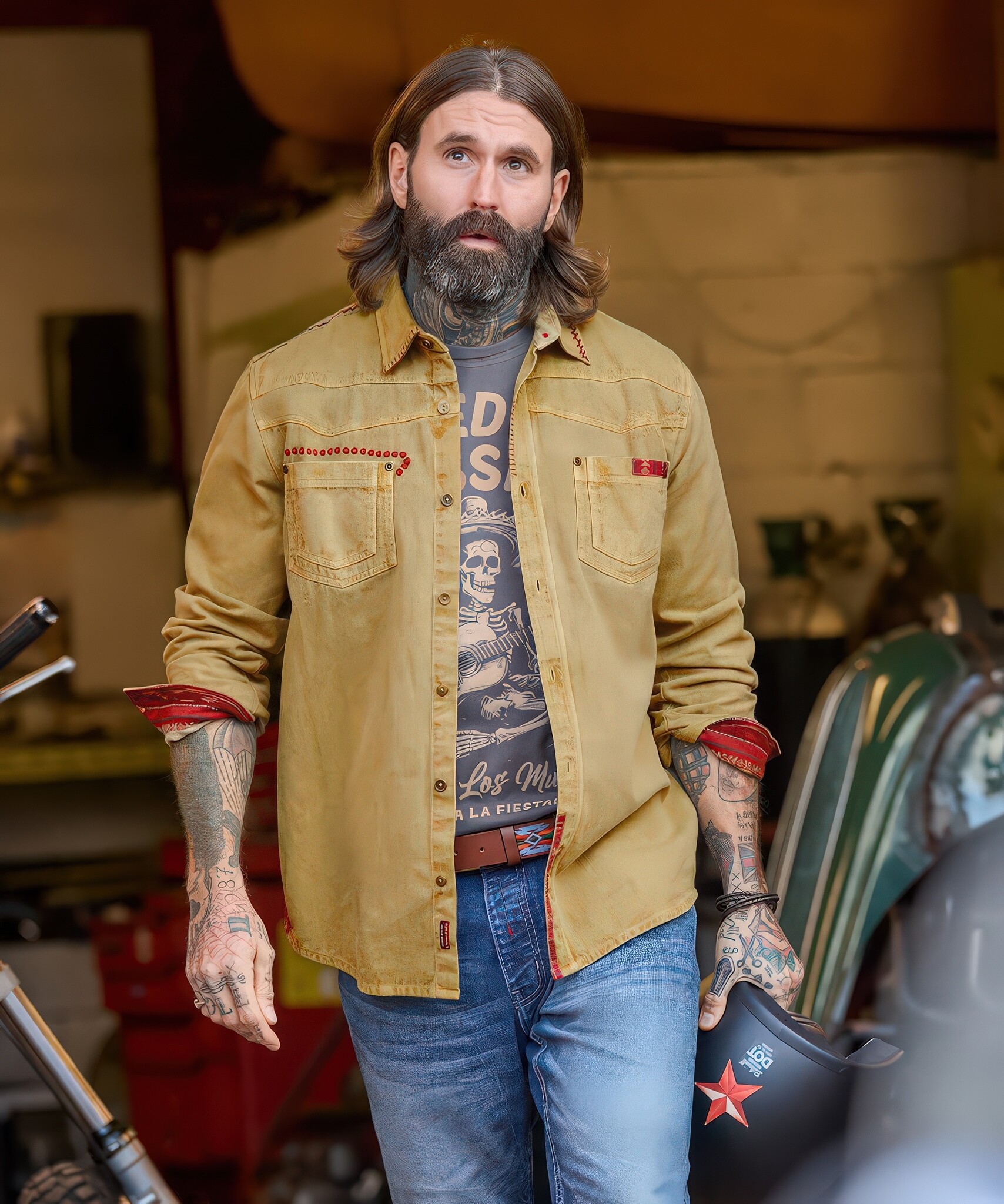 Ornate Outlaw Western Shirt-7