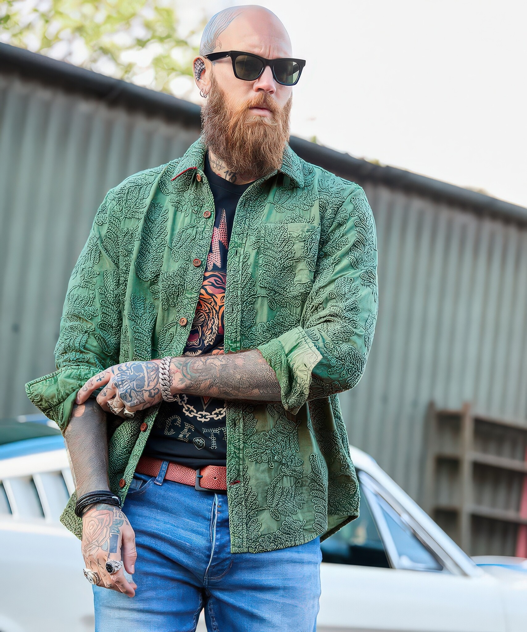 Embossed Eden Shirt-7