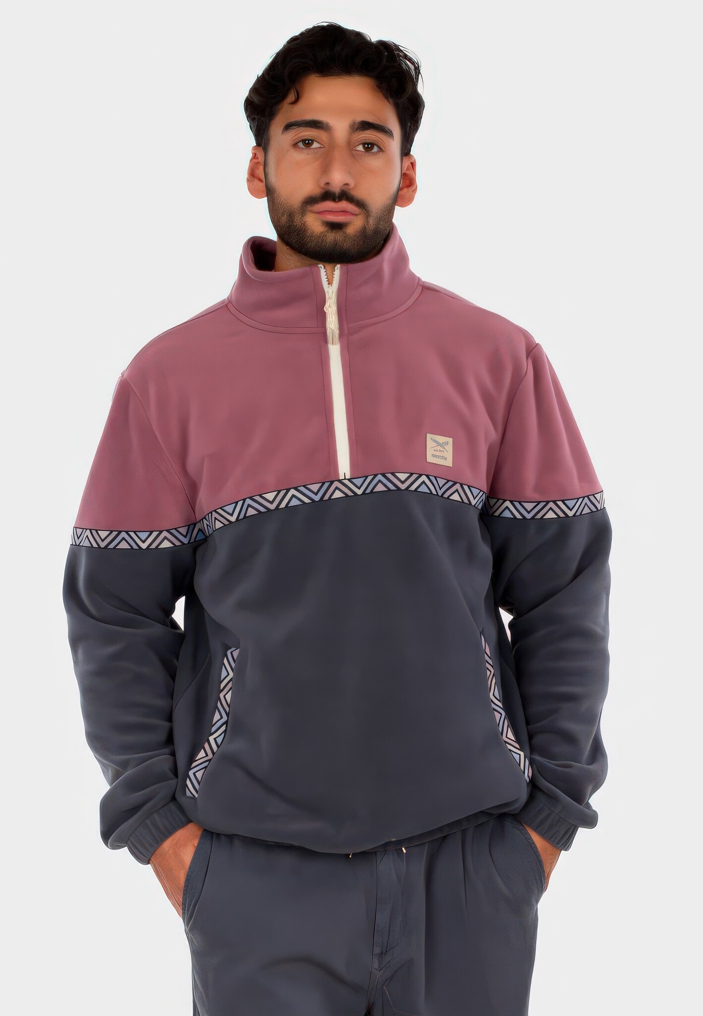 ♣ Monte Noe Plum Peak Troyer Fleece-1