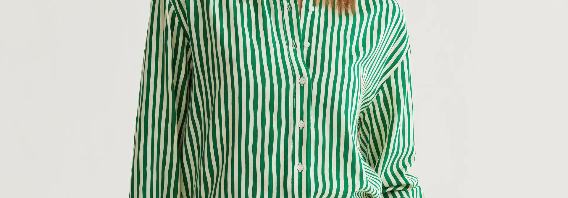 Monaco Mints Striped Blouse