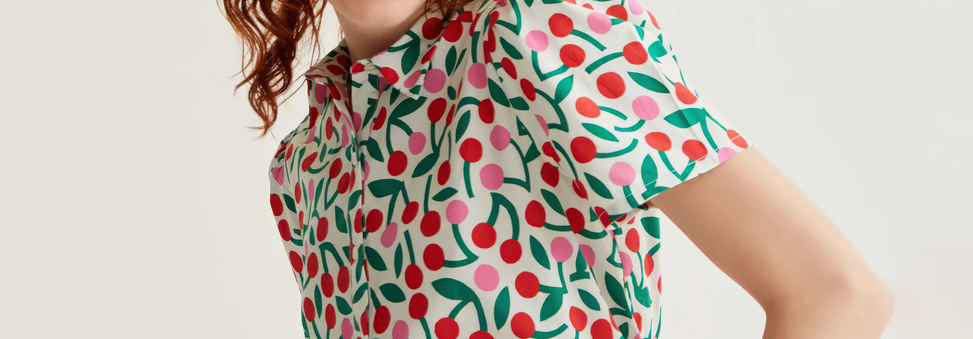 Peggy Patio Flower Blouse