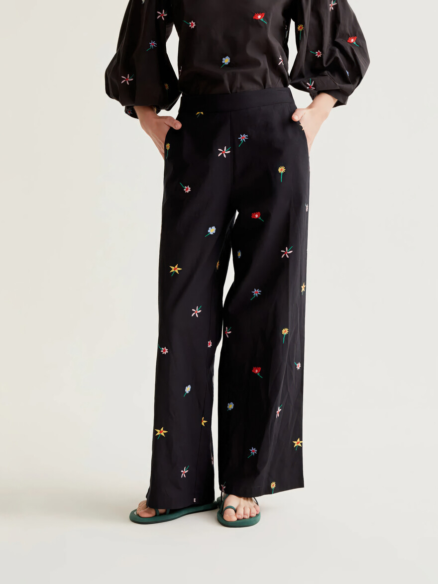 Nighttime Blossom Trousers