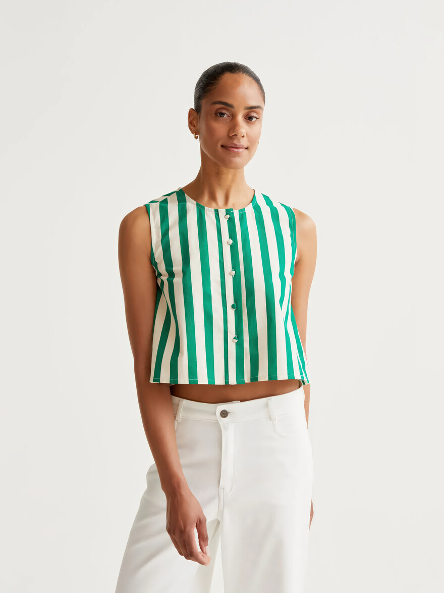 Monaco Mints Sleeveless Top