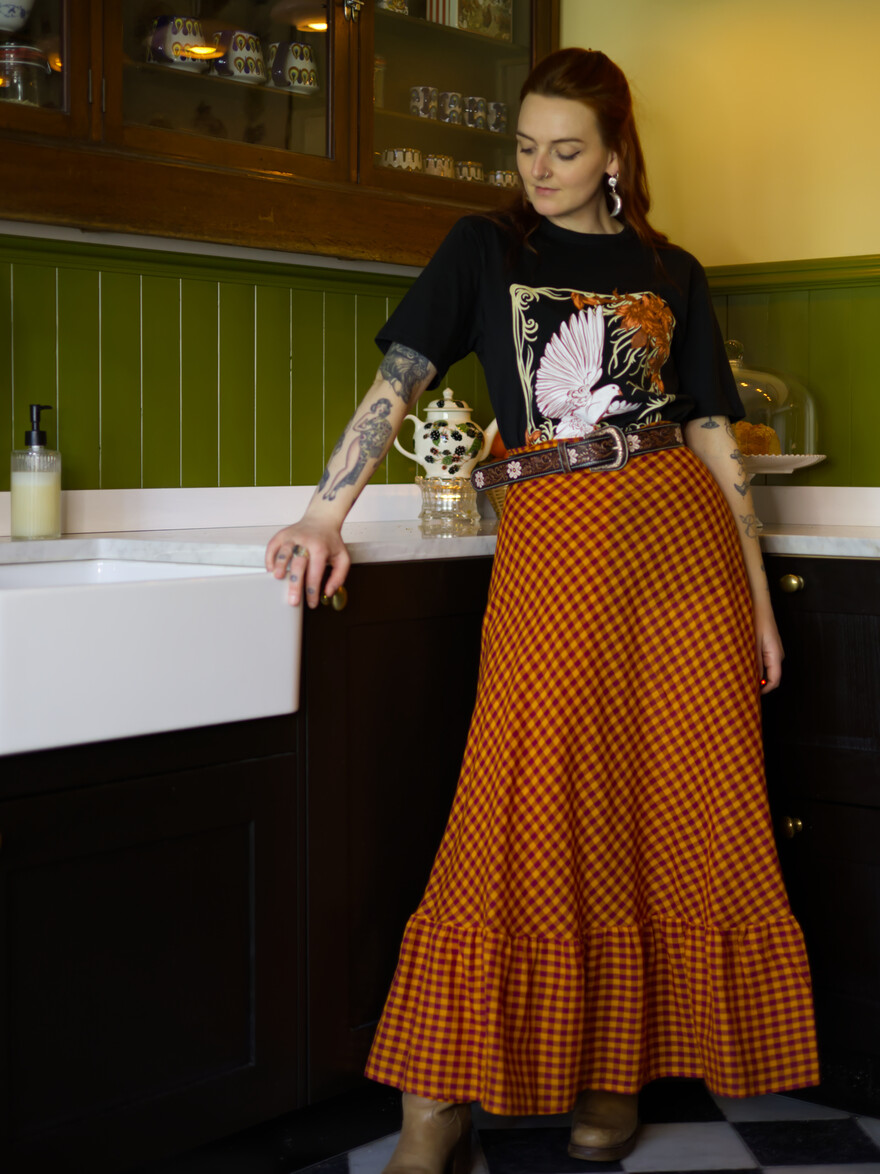 The Sabbath Cotton Skirt (WICKER)