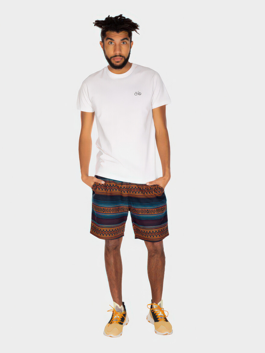 ♣ Vintachi Navy Peruvian Shorts