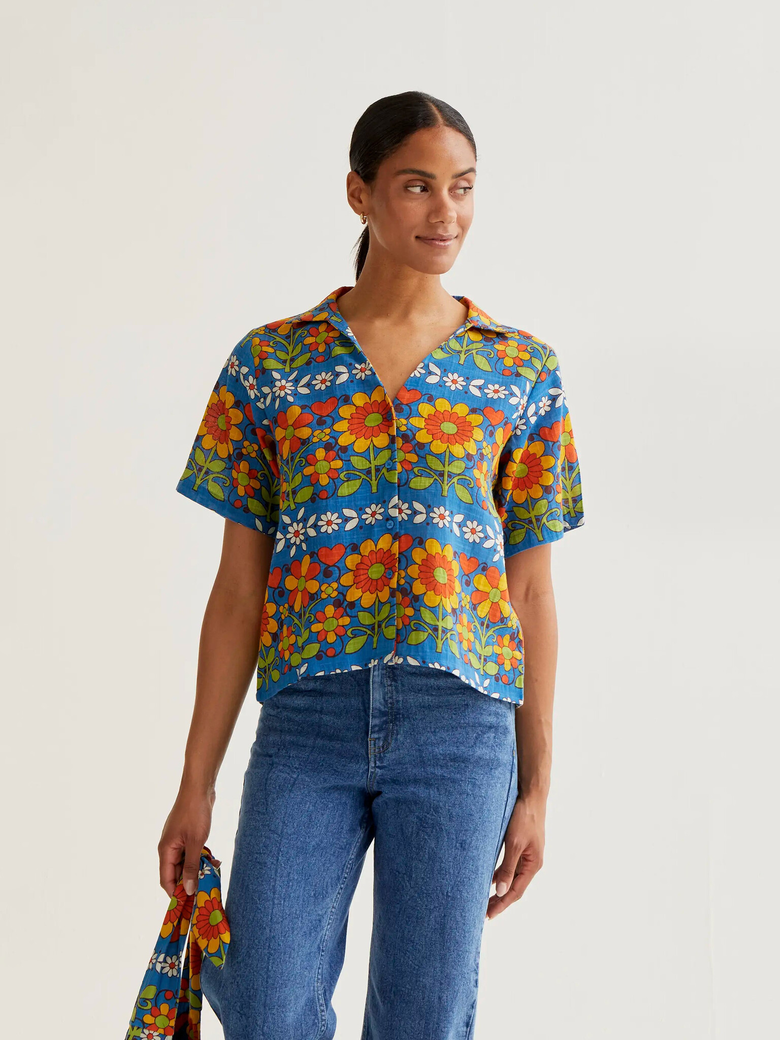 Blossomy Boulevard Blouse-1