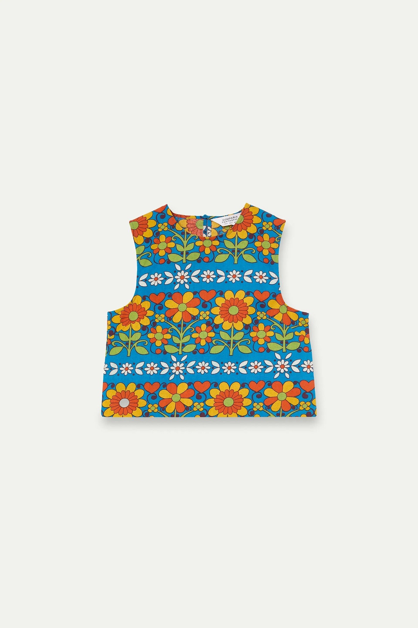Blossomy Boulevard Sleeveless Top-6