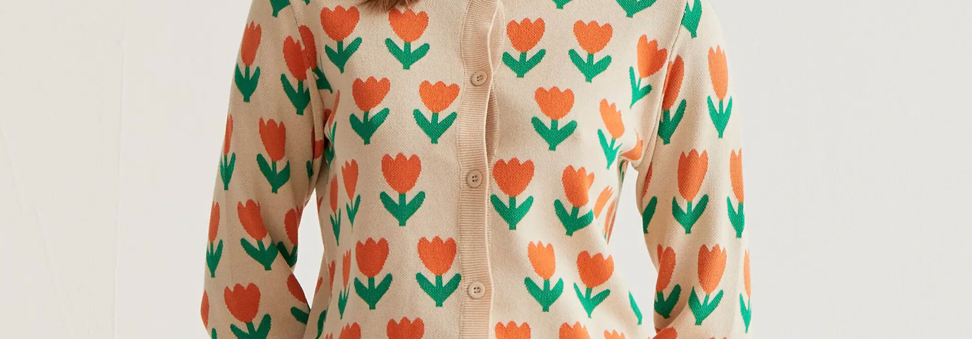 Tipsy Tulip Field Cardigan