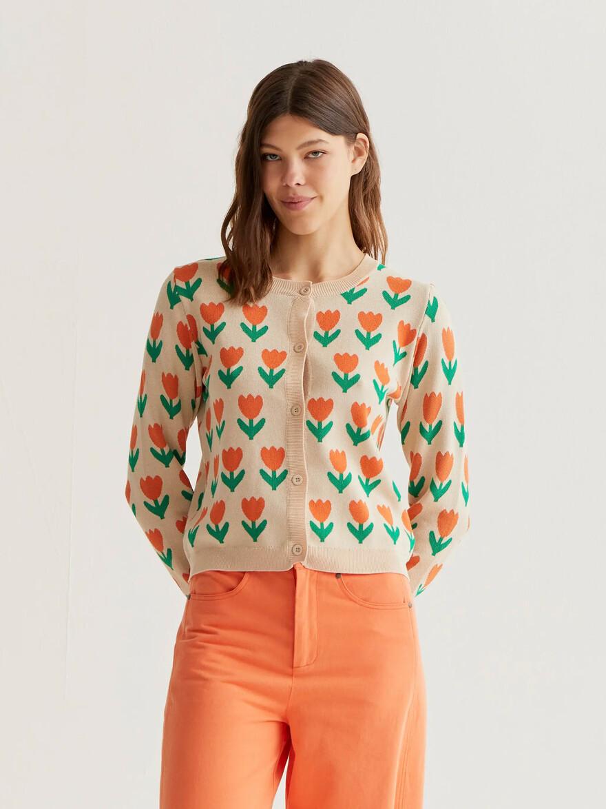 Tipsy Tulip Field Cardigan