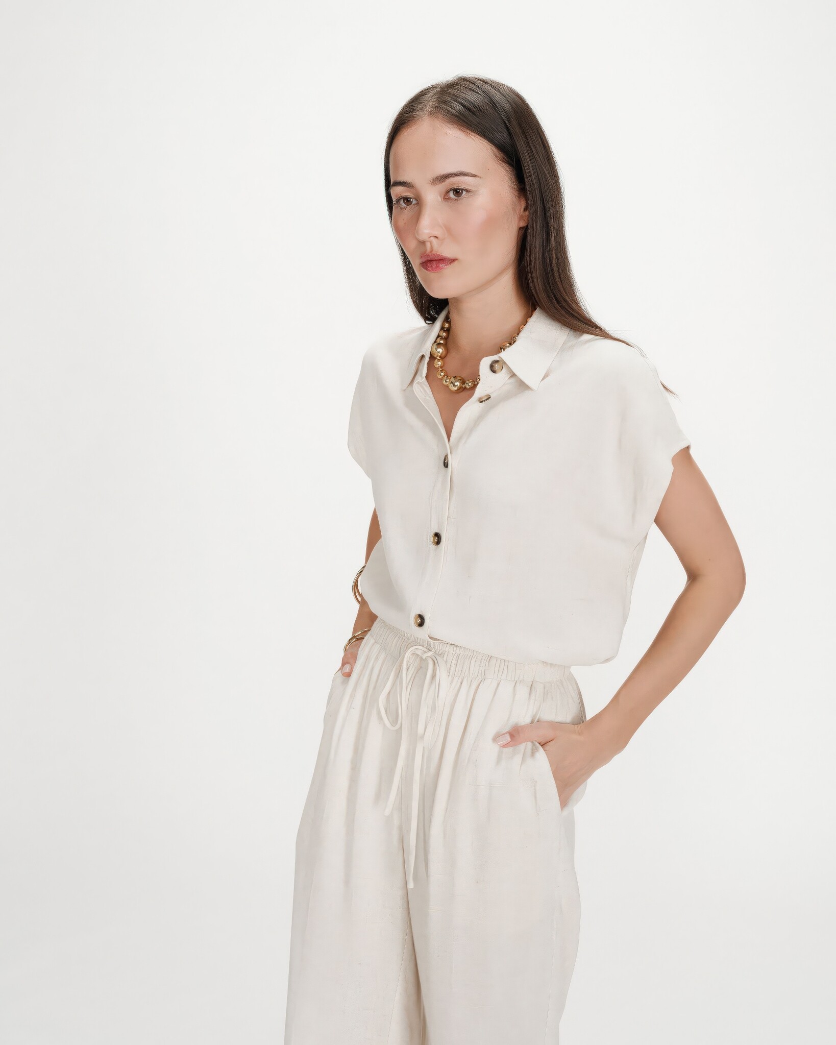 Raven Feathers Made Of Sand Trousers-4