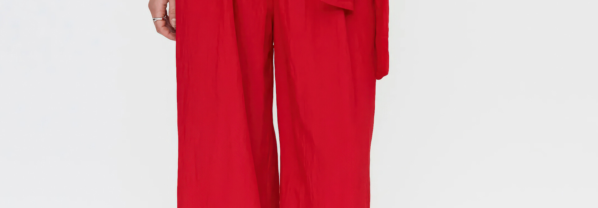 Scarlet Wave Relaxed Pants