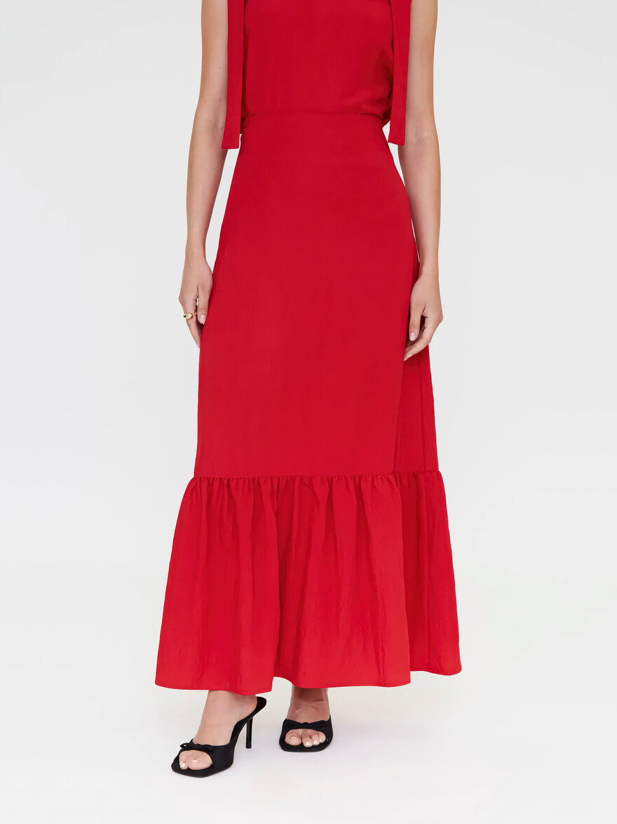 Bailaora Scarlet Maxi Skirt