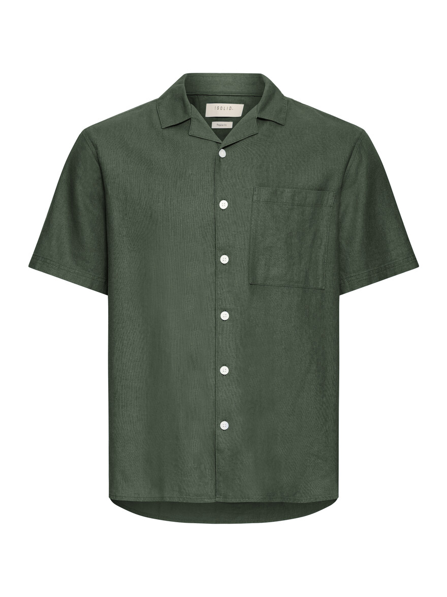 Allan Cuba Cilantro Resort Shirt