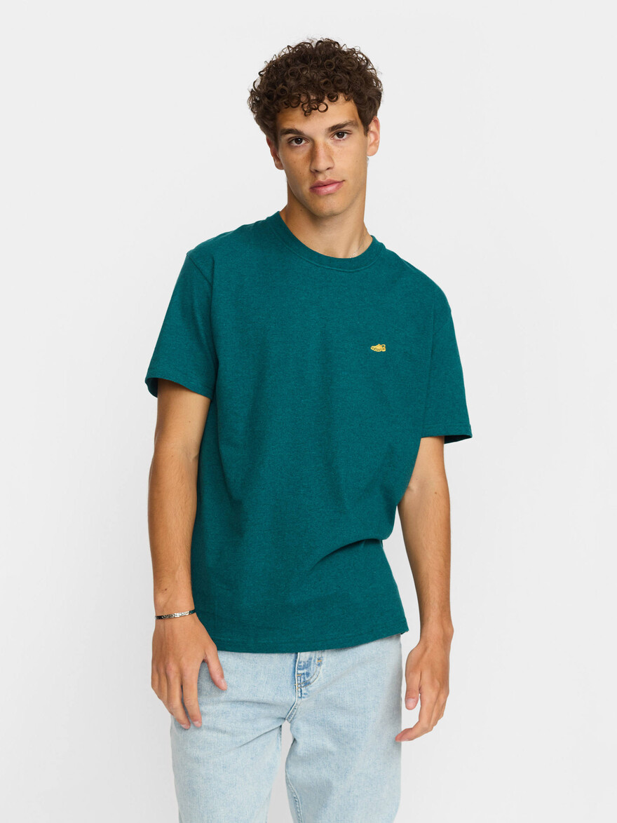 ♣ Petrol Crocblock Tee