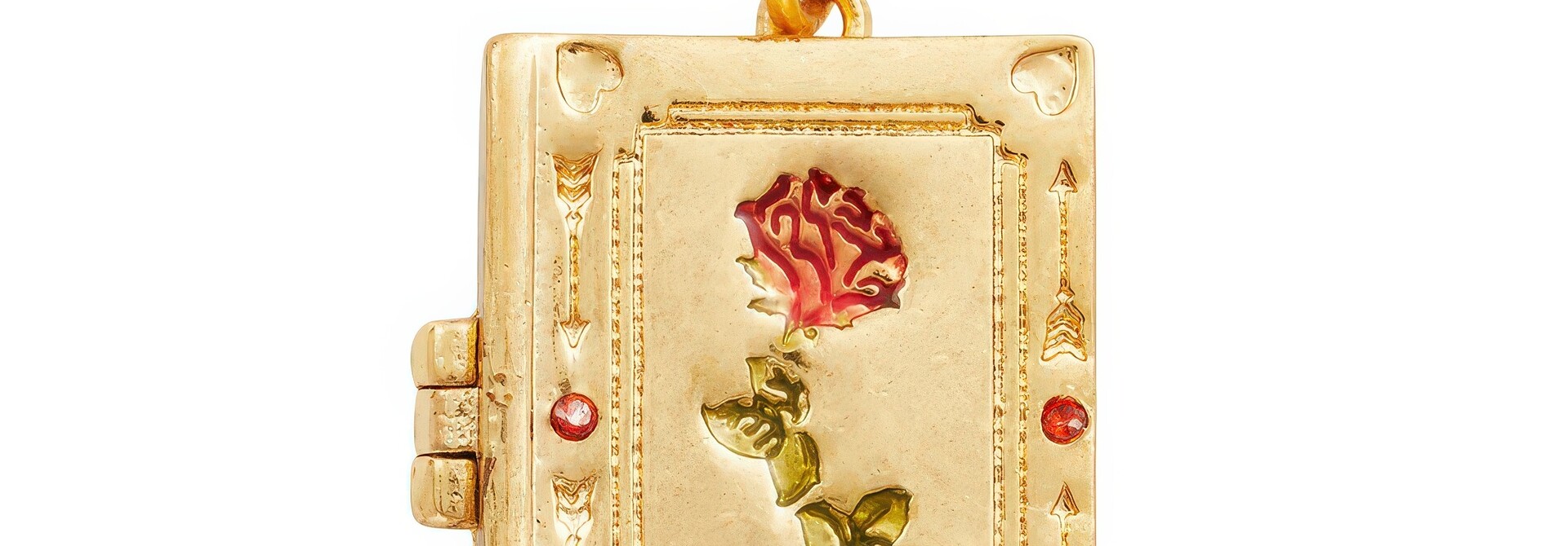 Secret Diary Gold Locket Necklace