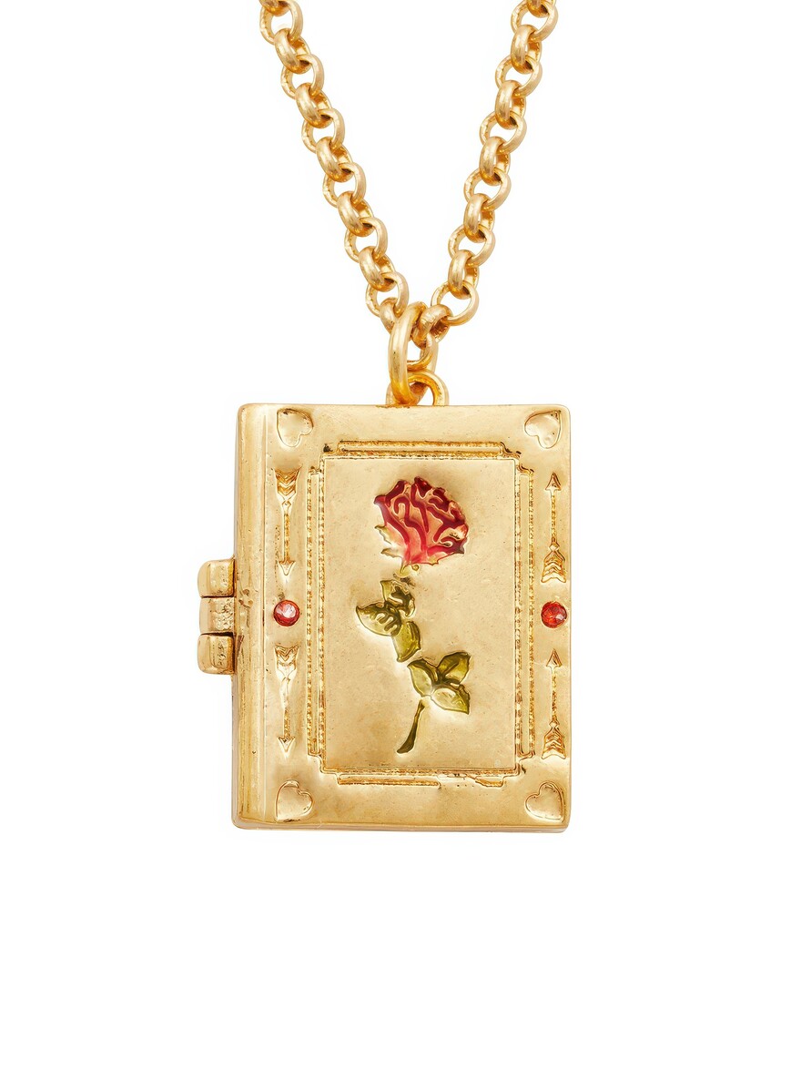 Secret Diary Gold Locket Necklace